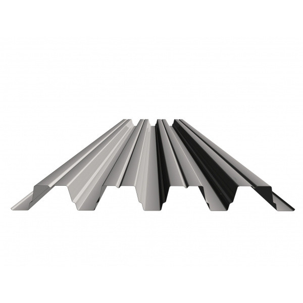 Профнастил оцинкованный Н75 0.6x750x6000